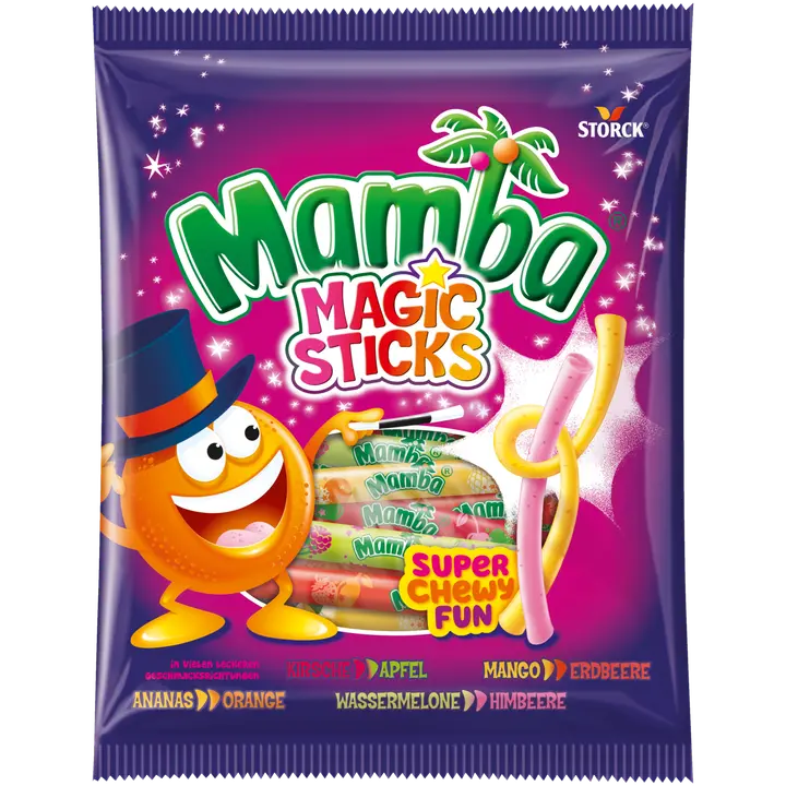 Mamba Magic Sticks nätsukommid 140g