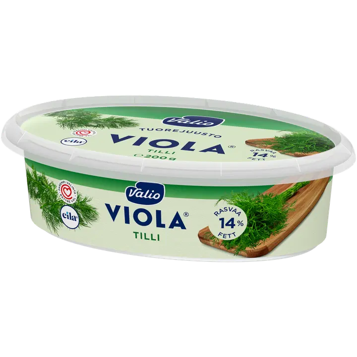 Valio Viola® tilli tuorejuusto laktoositon e200 g