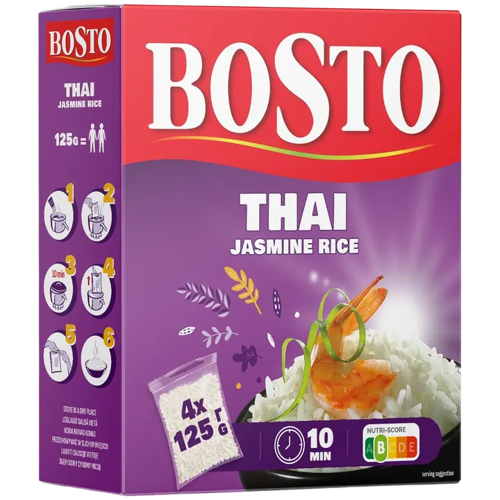 Bosto tai jasmiiniriis 4 x 125 g