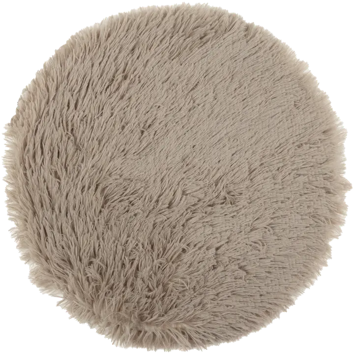 House pyöreä istuintyyny Furry 38 cm beige