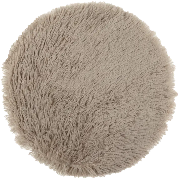 House istuintyyny pyöreä Furry 38 cm beige