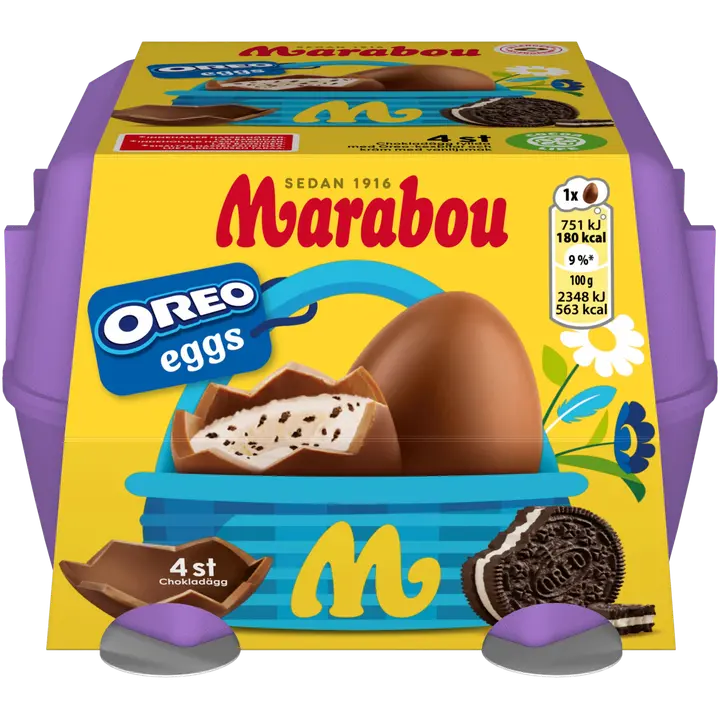 Marabou Oreo šokolaadimunad 128g