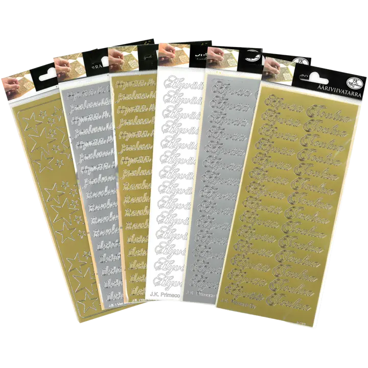 J.K. Primeco Ääriviivatarra Joulu