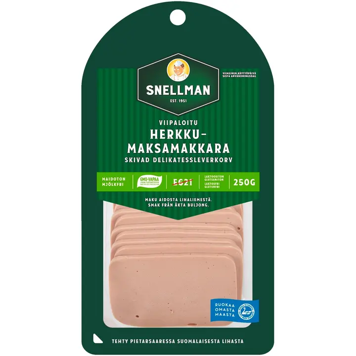 Snellman Viipaloitu herkkumaksamakkara 250g