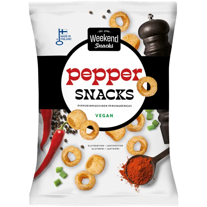 Weekend Snacks Pippurinmakuinen Perunarengas Pepper 180g