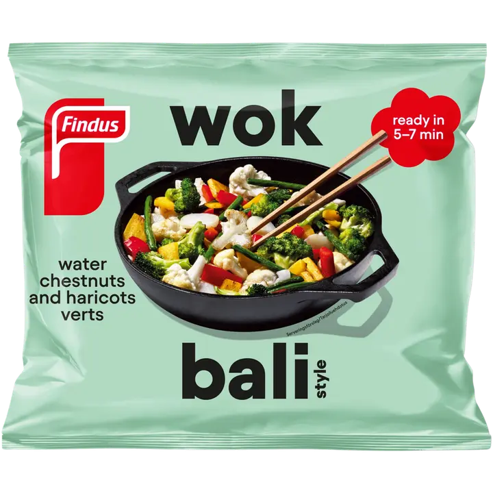 Findus Wok Bali Style 450g, pakaste