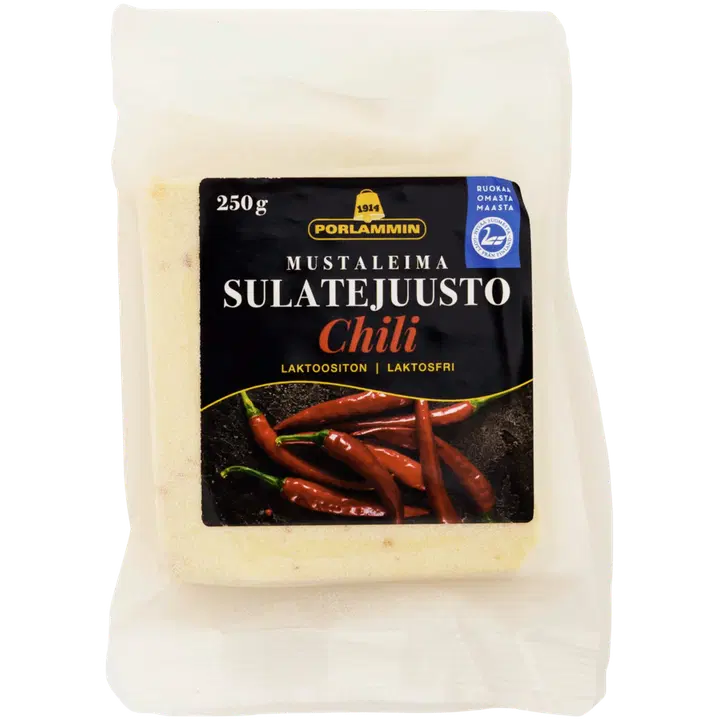 Porlammin chili mustaleimasulatejuusto 250g
