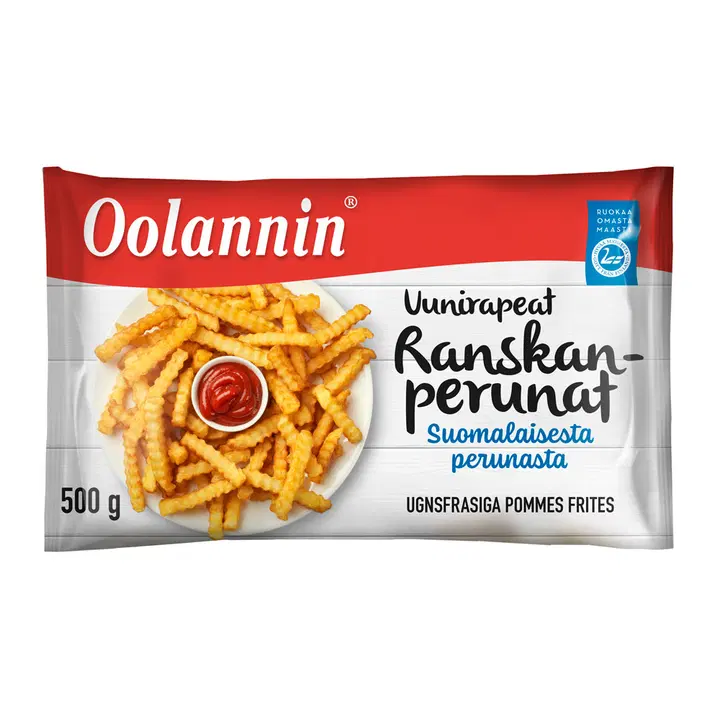 Oolannin ugnsfrasiga pommes frites 500g