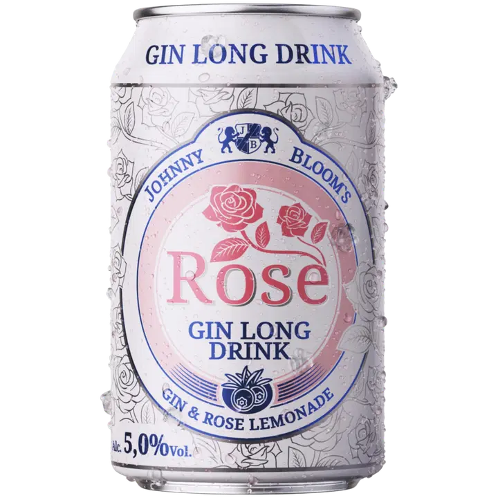 Johnny Bloom's Gin Long Drink Rose muu alkohoolne jook 5%vol 330 ml