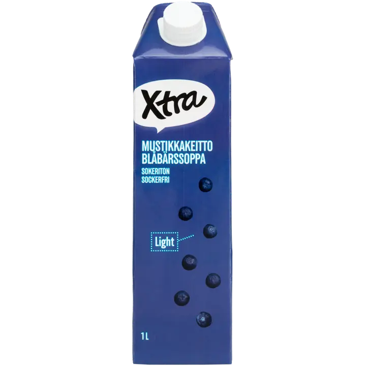 Xtra mustikkakeitto sokeriton 1 l