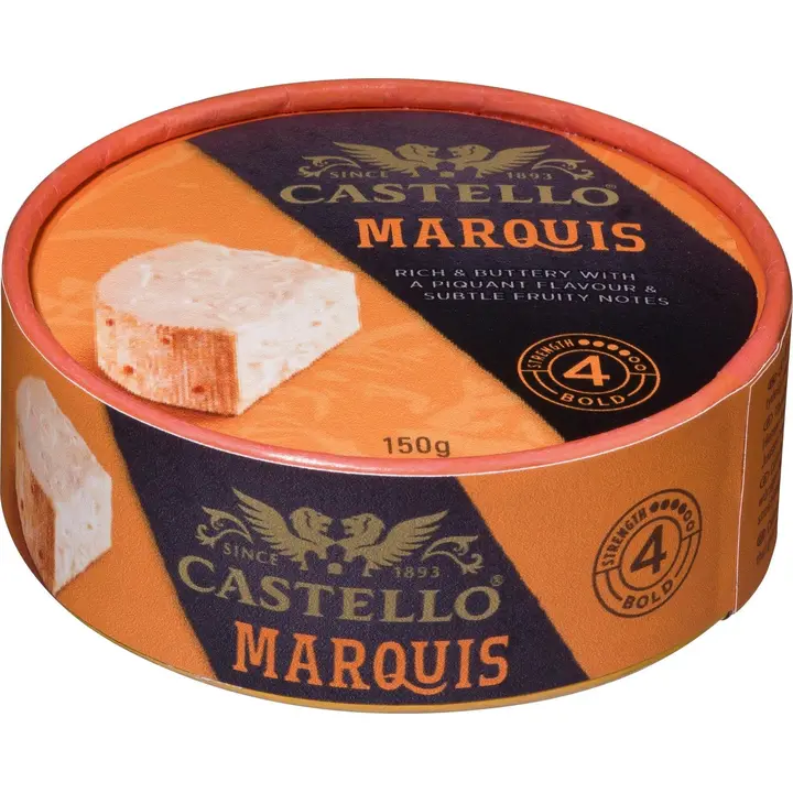 Castello Marquis 150 g punakittipintainen valkohomejuusto