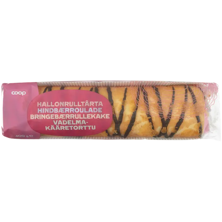 Coop Rullbiskviit Vaarikakreemitäidisega 400 G