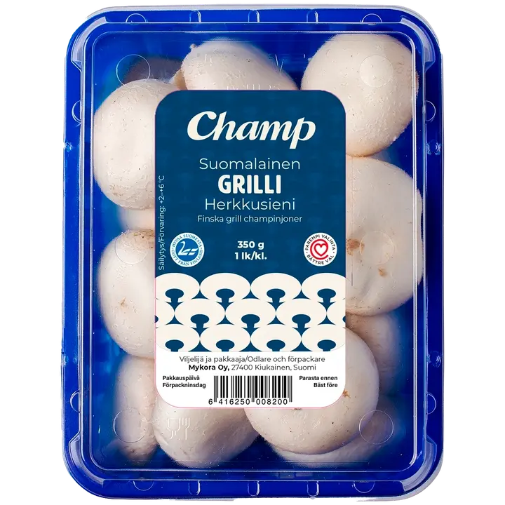 Champ valkoinen grilliherkkusieni 350g