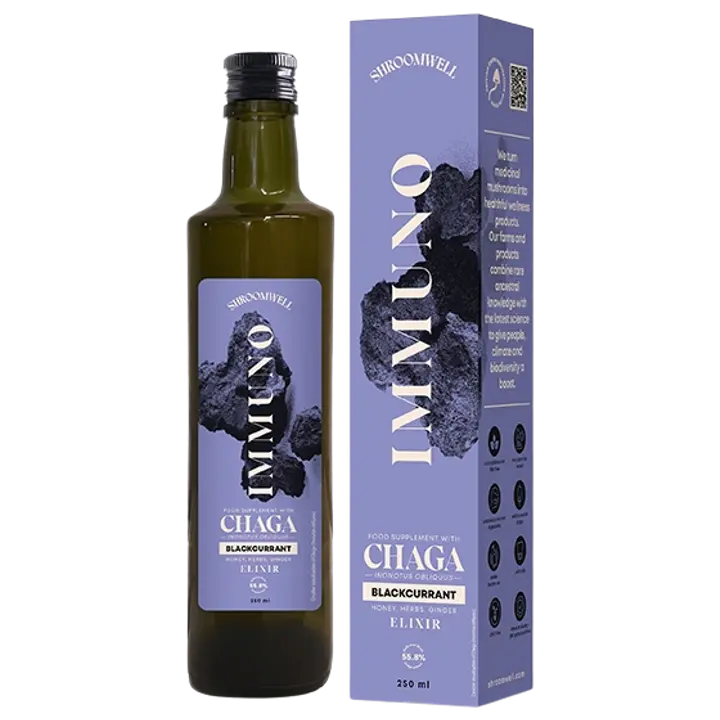 Shroomwell Immuno Elixir mustsõstar 250ML