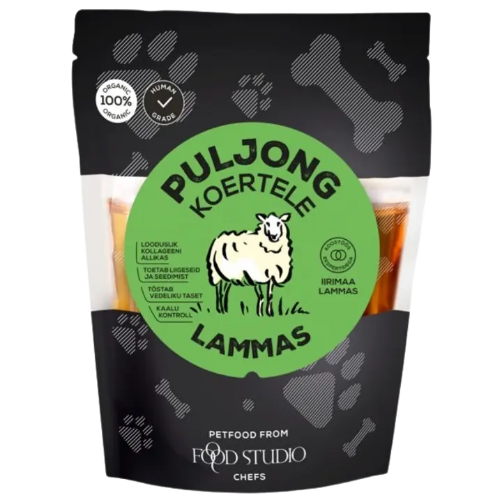 Food Studio täiendsööt koertele mahe lambakondipuljong 350G