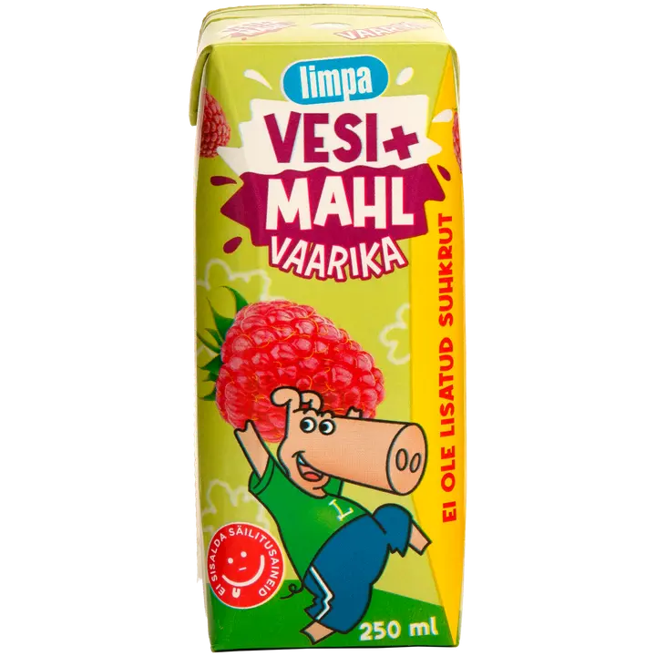 Limpa vesi+mahl vaarika maitsega 250ml