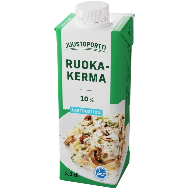 Juustoportti Ruokakerma 10 % 3,3 dl laktoositon