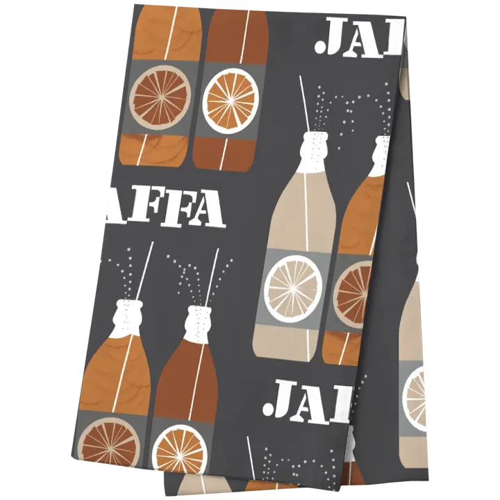 Vallila kaitaliina Jaffa 40x150 cm greyorange