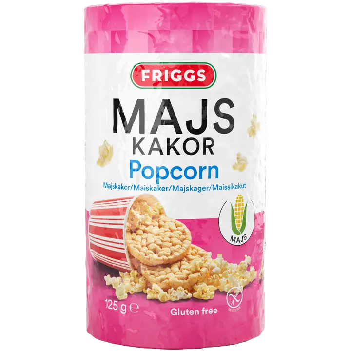 Friggs Gluteeniton Popcorn Maissikakku 125g