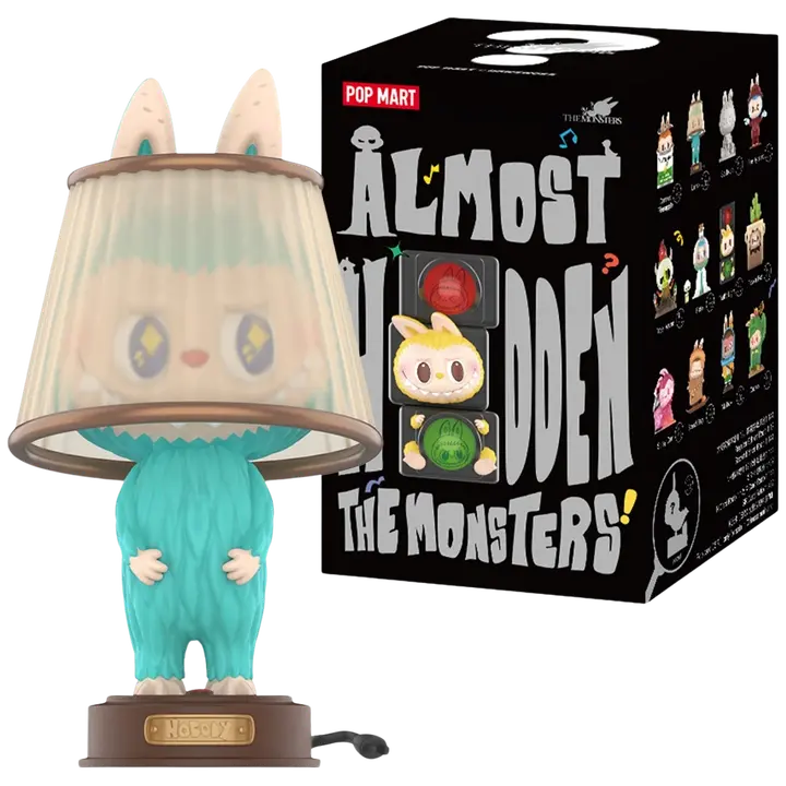 Labubu the monsters almost hidden