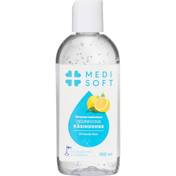 Medisoft Sitruunantuoksuinen käsidesinfiointigeeli 100ml