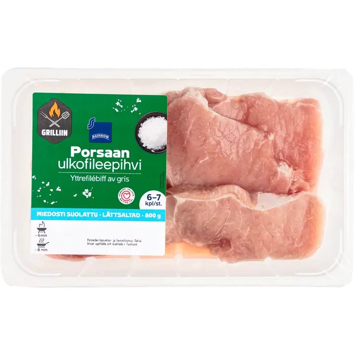 Rainbow porsaan ulkofileepihvi 800g