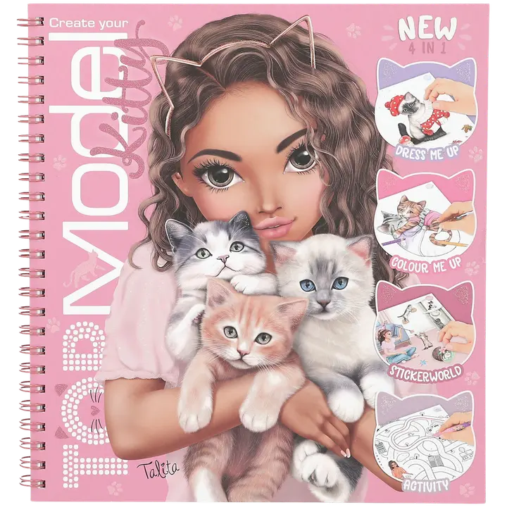 TOPModel Kitty puuhakirja