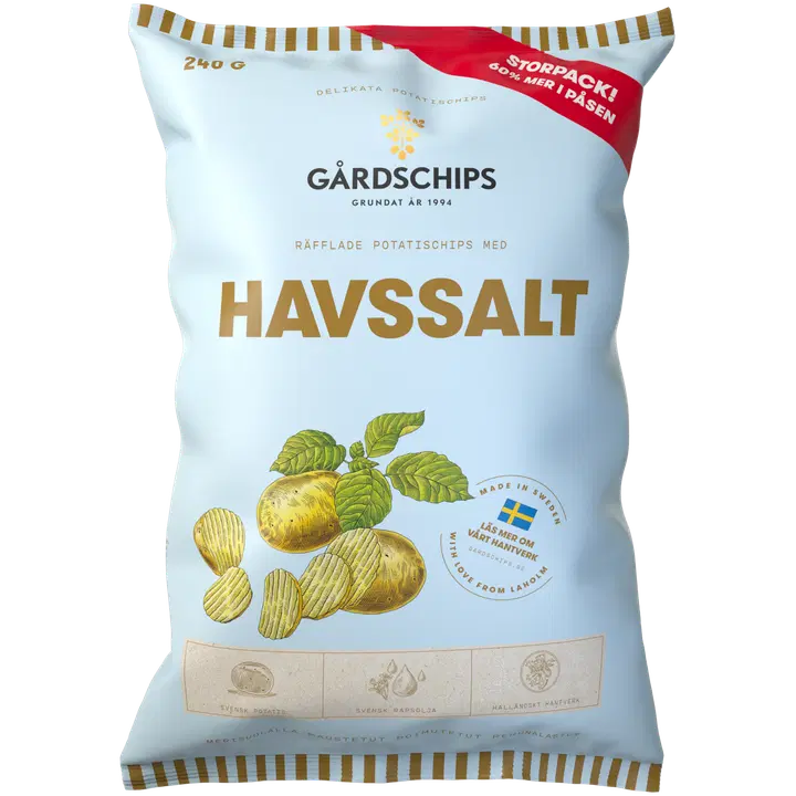 Gårdschips Merisuola 240g