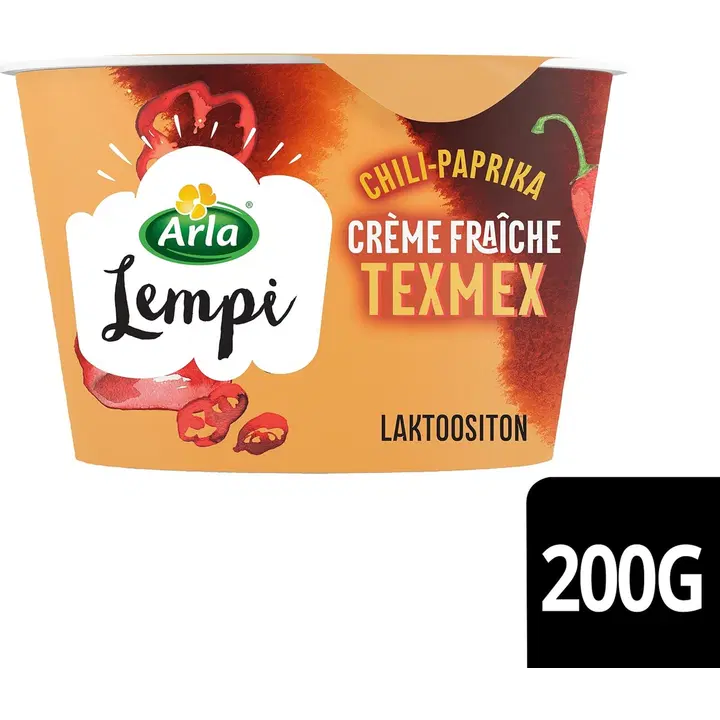 Arla Lempi Texmex Creme fraiche chili-paprika 200g laktoositon