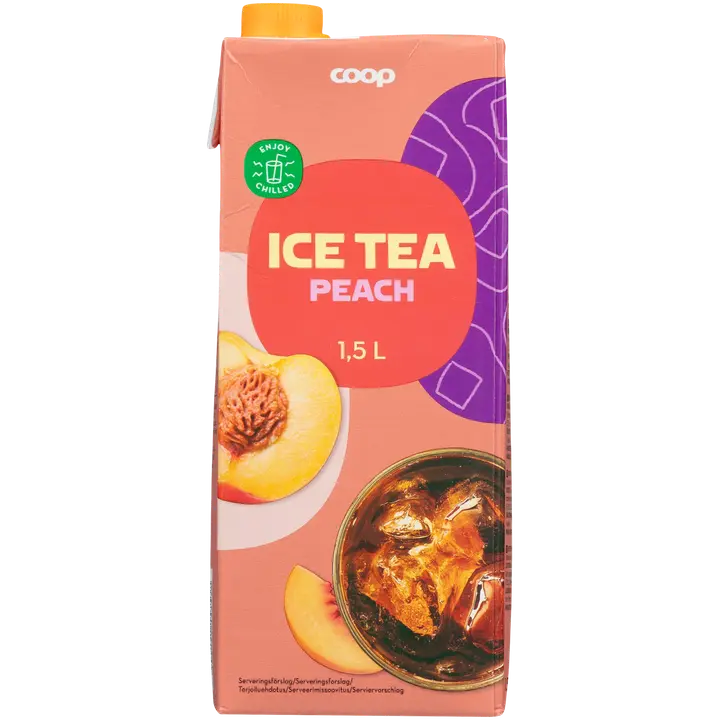 Coop jäätee persikka 1,5 l