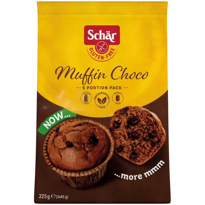 Schär 225g Muffin Choco Suklaamuffinssi gluteeniton