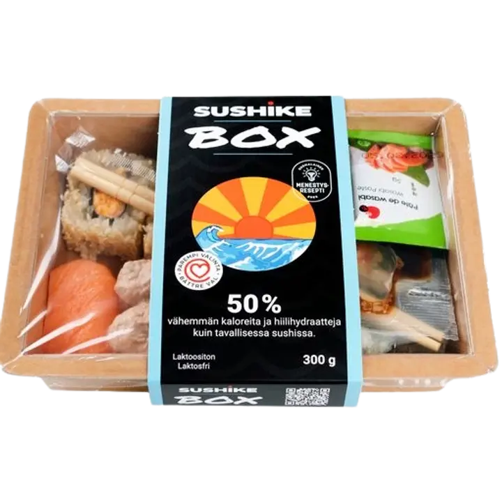 Sushike Box lajitelma nigiri/maki 10 kpl 300g