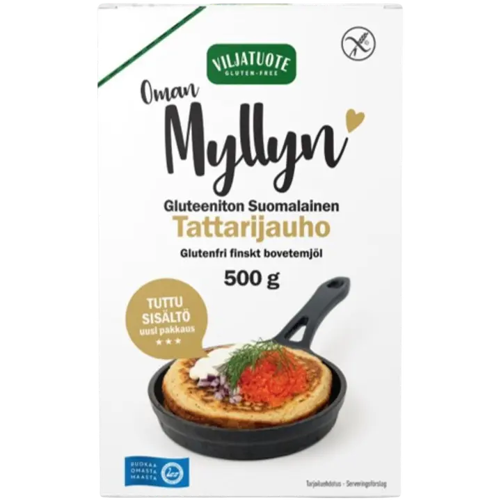 Virtasalmen Viljatuote Gluteeniton Suomalainen Tattarijauho 500g