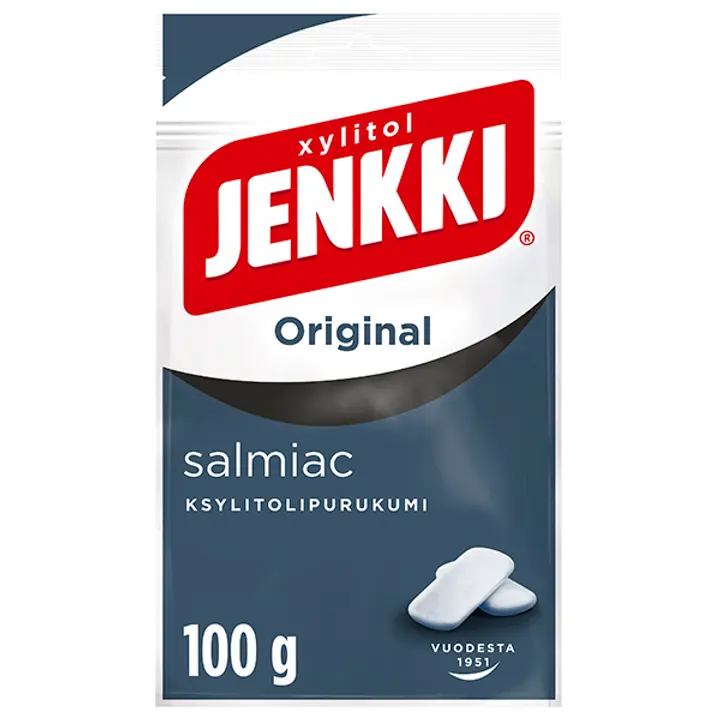 Jenkki Original Salmiac ksylitolipurukumi 100g