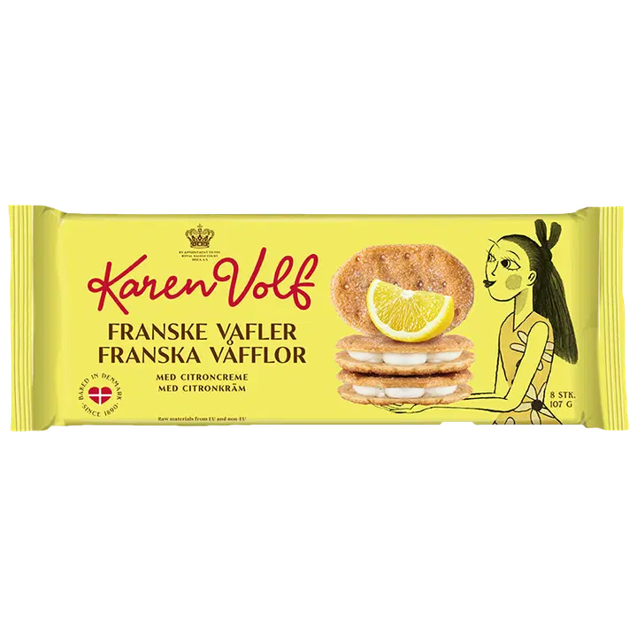 Karen Volf ranskalaiset vohvelit sitruuna 107g