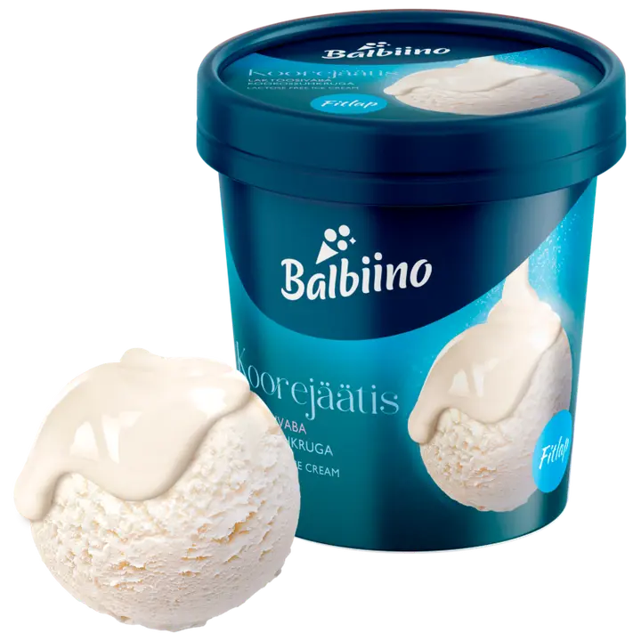 Balbiino FITLAP Laktoosivaba koorejäätis 0,5 l/270 g