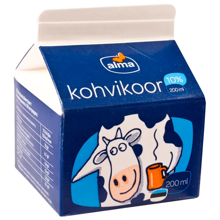 Alma Kohvikoor 10%, 200 ml