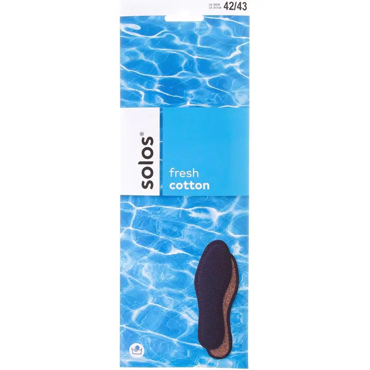 Solos pohjallinen Cotton Frotee koko 42/43