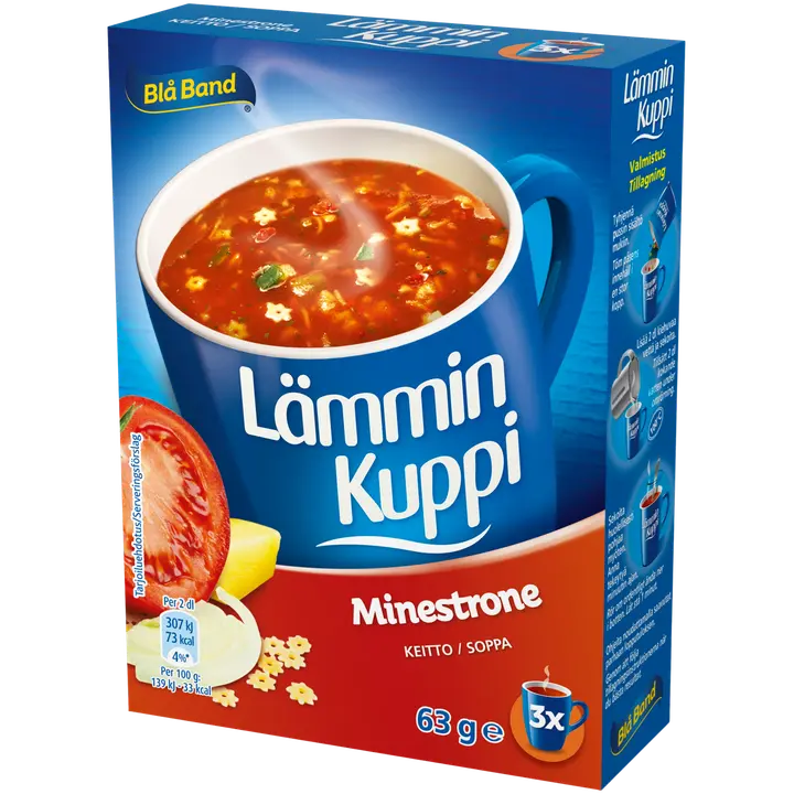 Blå Band Lämmin Kuppi Minestrone