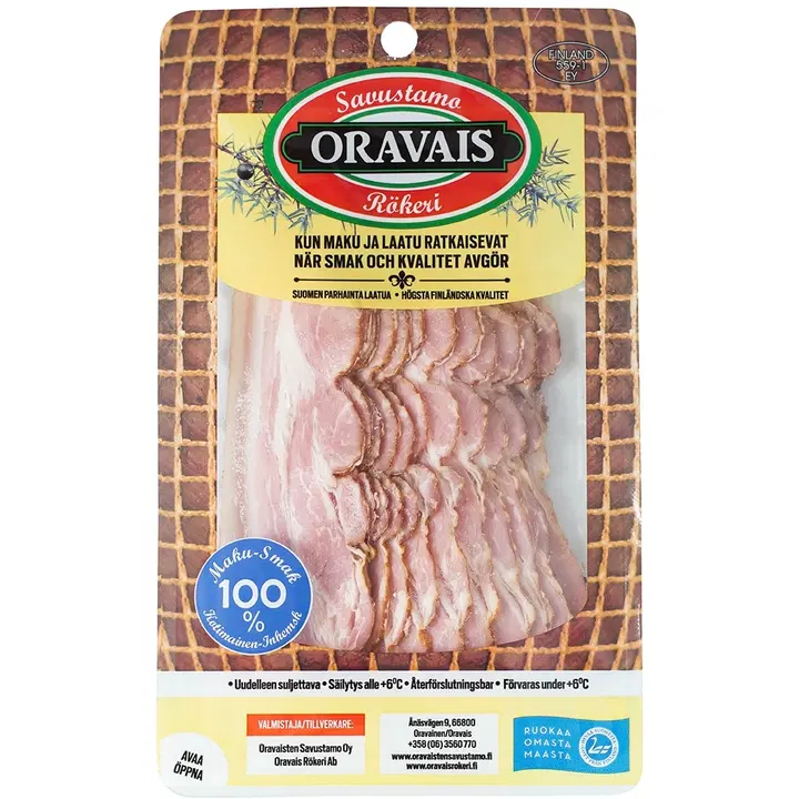 Oravais Savustetut pekoniviipaleet 170g