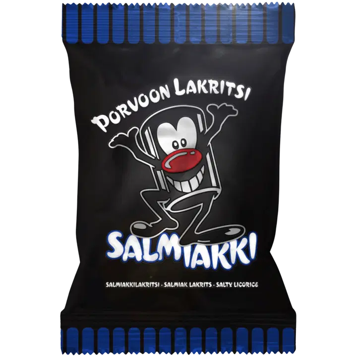 Porvoon Lakritsi Salmiakki 250g salmiakkilakritsi