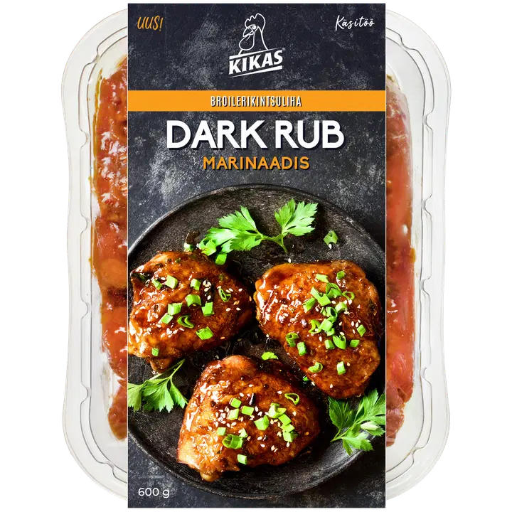 Kikas Broilerikintsuliha dark rub 600 g  Kikas