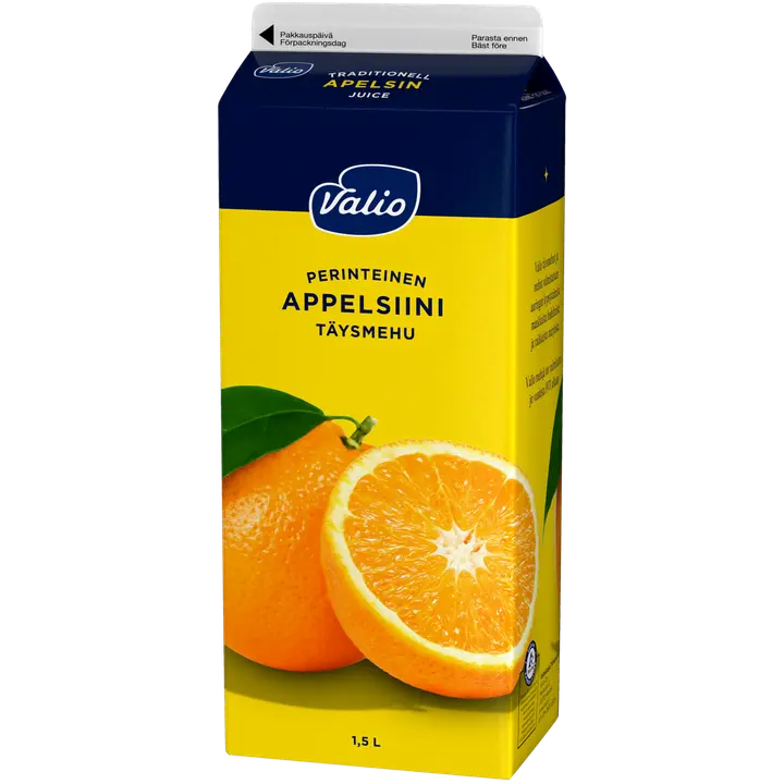 Valio appelsiinitäysmehu 1,5 l perinteinen