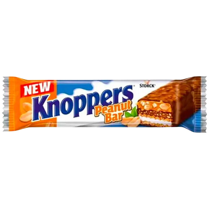 Knoppers PeanutBar, šokolaadibatoon maapähklitega 40g