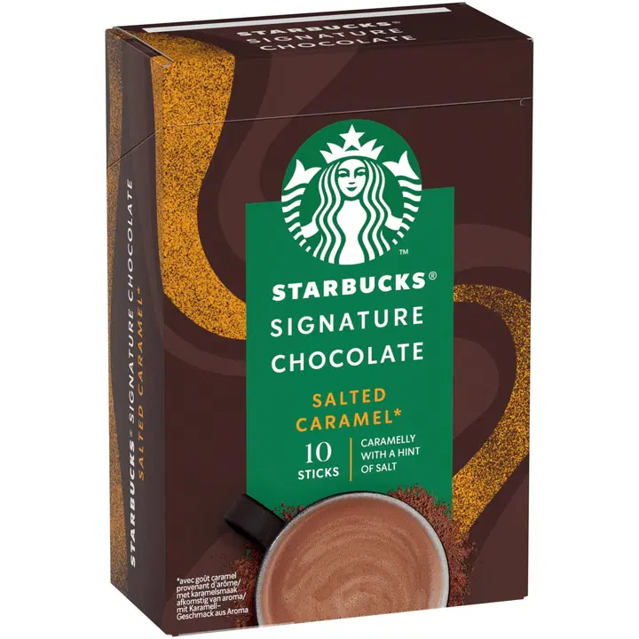 Starbucks Hot Chocolate Salted Caramel 10 kpl/22g suklaajuomajauhe