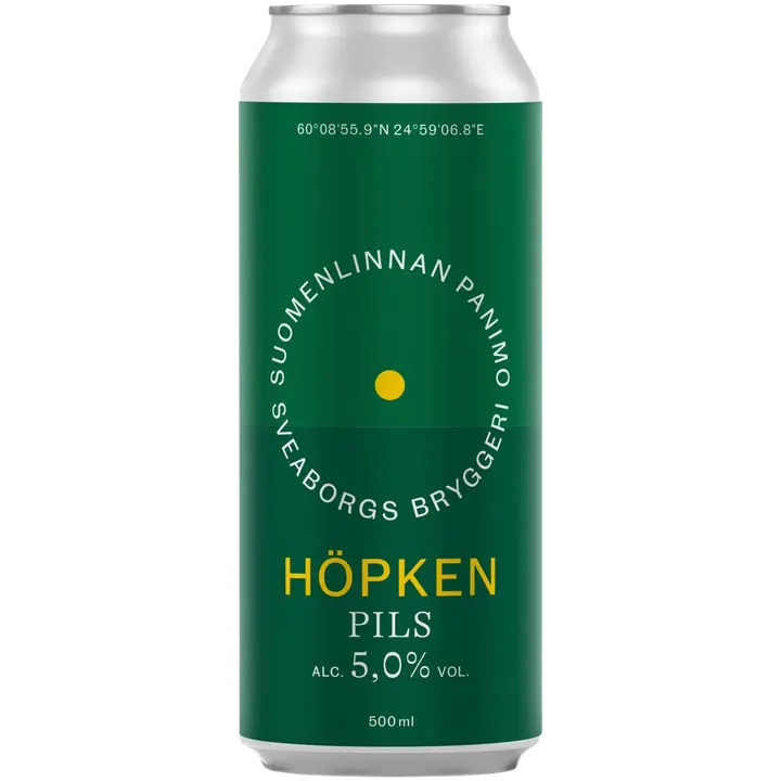 Suomenlinnan Panimo 50cl Höpken Pils 5% tölkki olut
