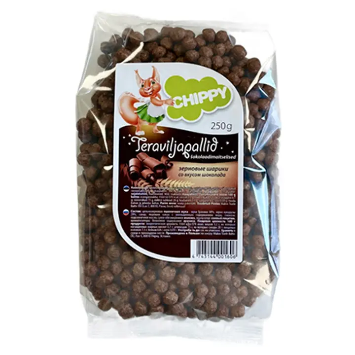 Chippy teraviljapallid kakaoga 250g