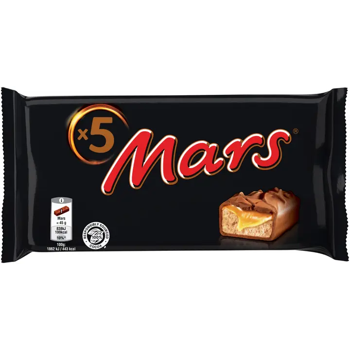 Mars suklaapatukka monipakkaus 5x45g