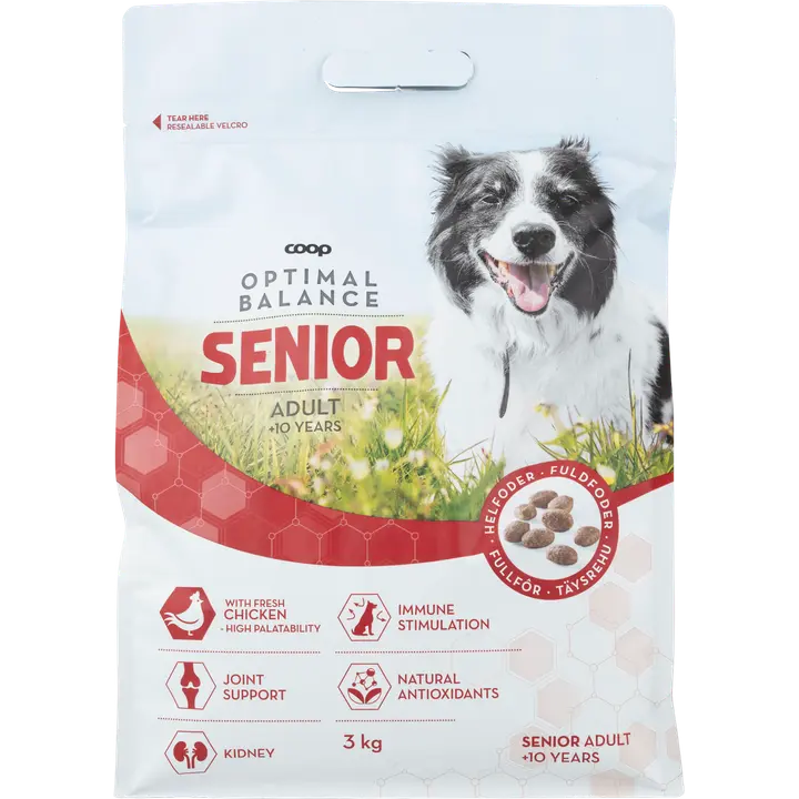 Coop koerte kuivtoit seenior 3kg