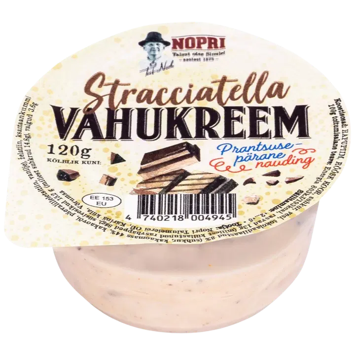 Nopri vahukreem Stracciatella, 120 g